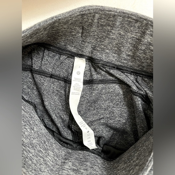 Lululemon Ready To Rulu Joggers 29” Heathered Raceway Gray & Black Size 2 - Picture 10 of 11